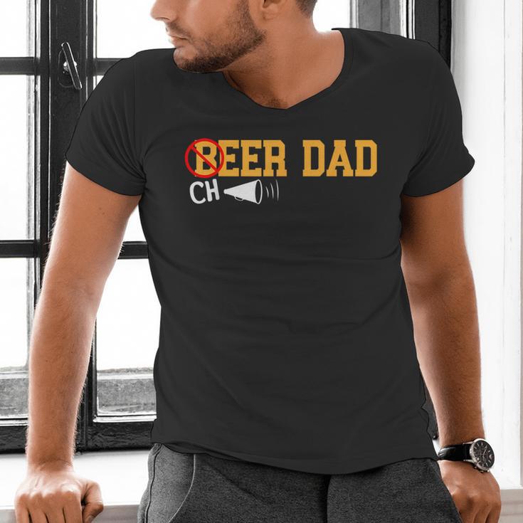 Cheerleader Dad Beer Cheerleading Cheer Dad Men's V-Neck T-Shirt