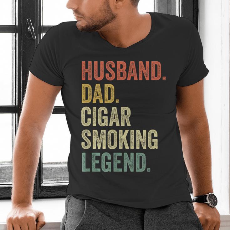 Cigar Lover For Dad Men Vintage Cigar Saying Men's V-Neck T-Shirt