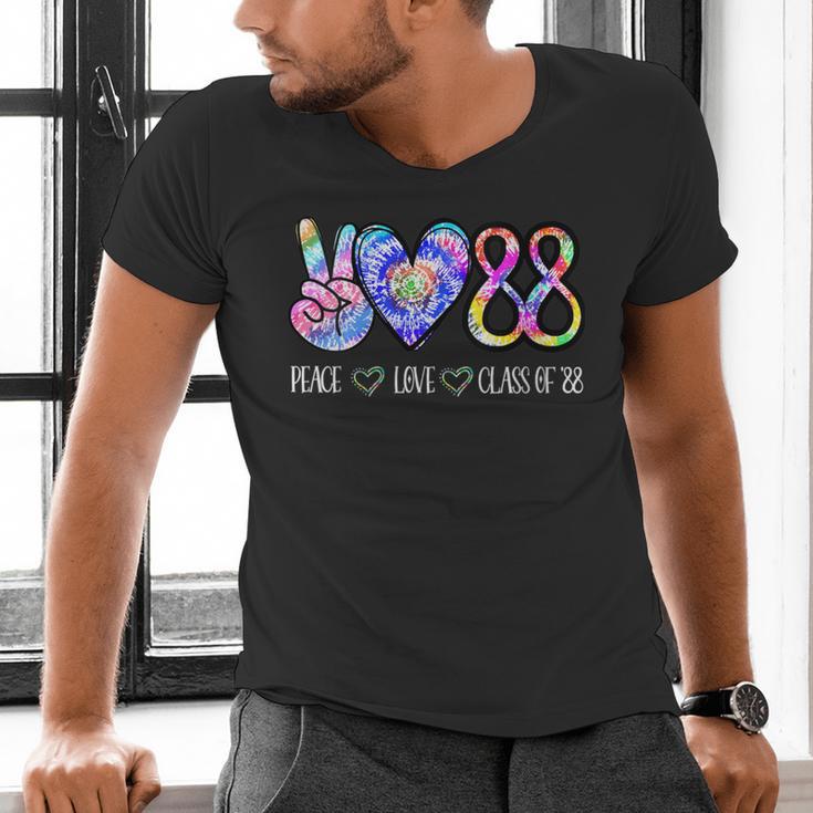 Class Of 1988 Shirt Tie Dye Senior Graduation Class Reunion Men's V-Neck T-Shirt