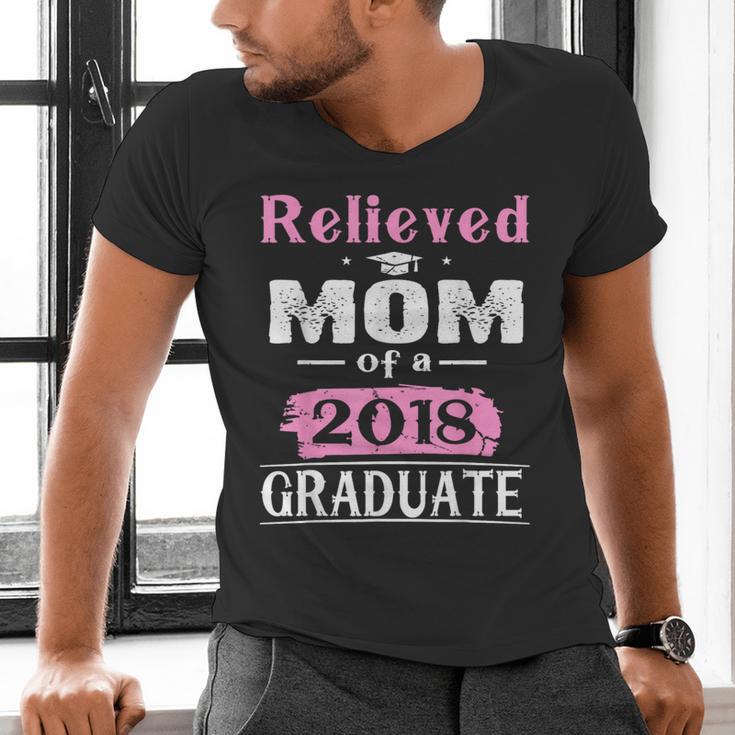 Class Of 2018 Graduation Shirt Mom Of Graduate Men's V-Neck T-Shirt
