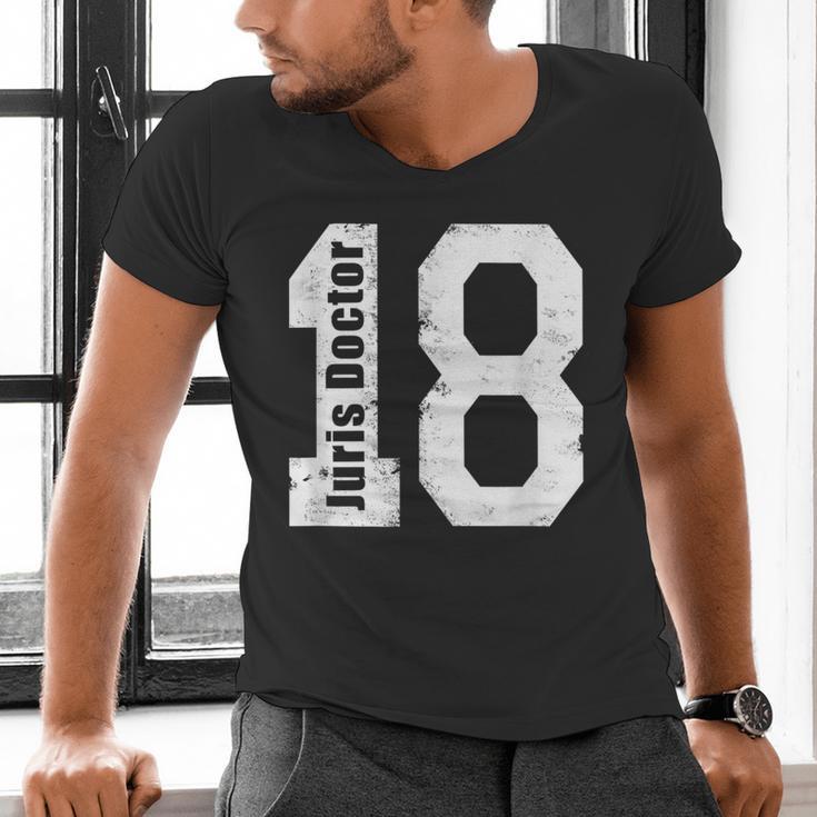 Class Of 2018 Lawyer Juris Doctor Graduation T-Shirt Men's V-Neck T-Shirt