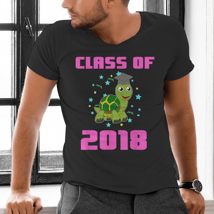 Class Of 2018 Turtle Shirt Graduation Kids Men's V-Neck T-Shirt