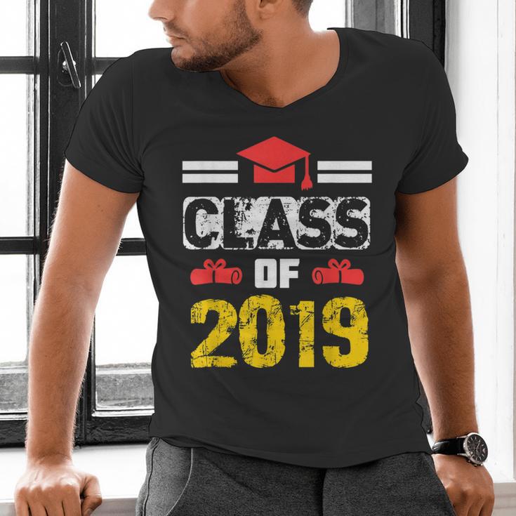 Class Of 2019 Graduation Senior High School College Men's V-Neck T-Shirt