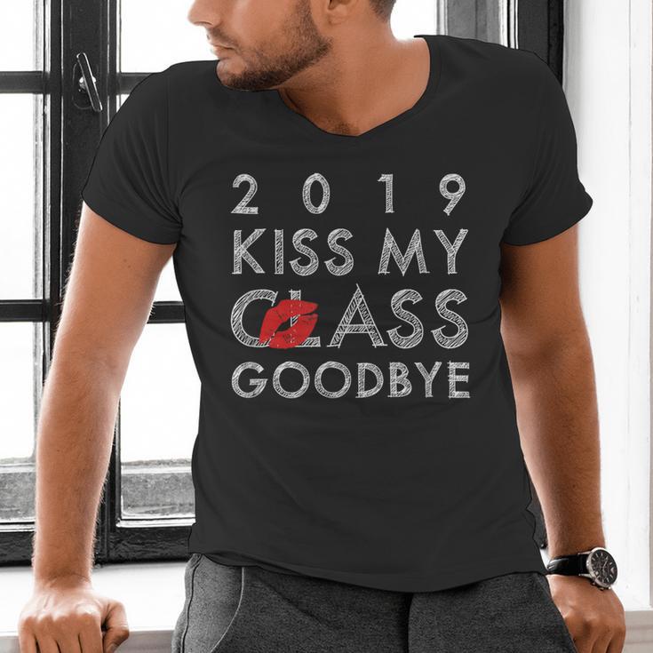 Class Of 2019 Pretty High School Senior GraduationShirt Men's V-Neck T-Shirt
