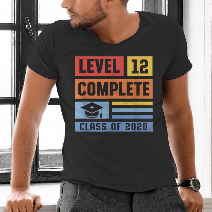 Class Of 2019 Senior High School Graduation Level 12th Grade Men's V-Neck T-Shirt
