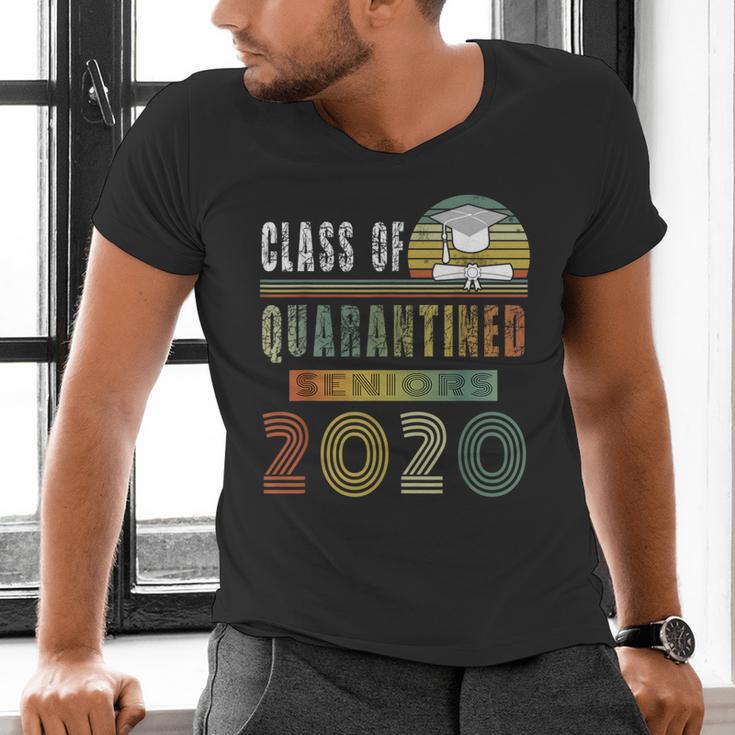 Class Of 2020 Quarantined Seniors Graduation Gift Men's V-Neck T-Shirt