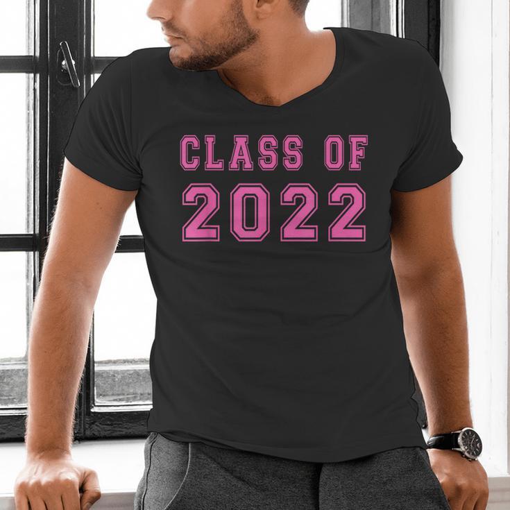 Class Of 2022 High School Graduation Date GraduateShirt Men's V-Neck T-Shirt