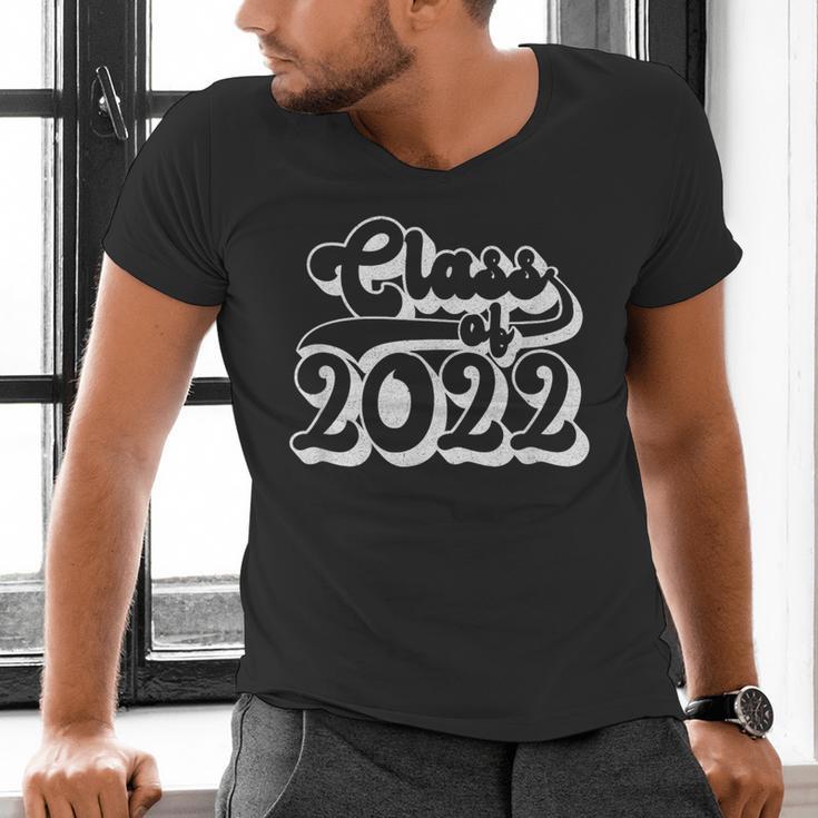 Class Of 2022 High School Senior College Senior Graduation Men's V-Neck T-Shirt