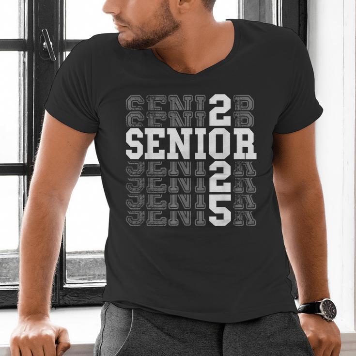 Class Of 2025 Senior 2025 Back To School 2025 Graduation 25 Men's V-Neck T-Shirt