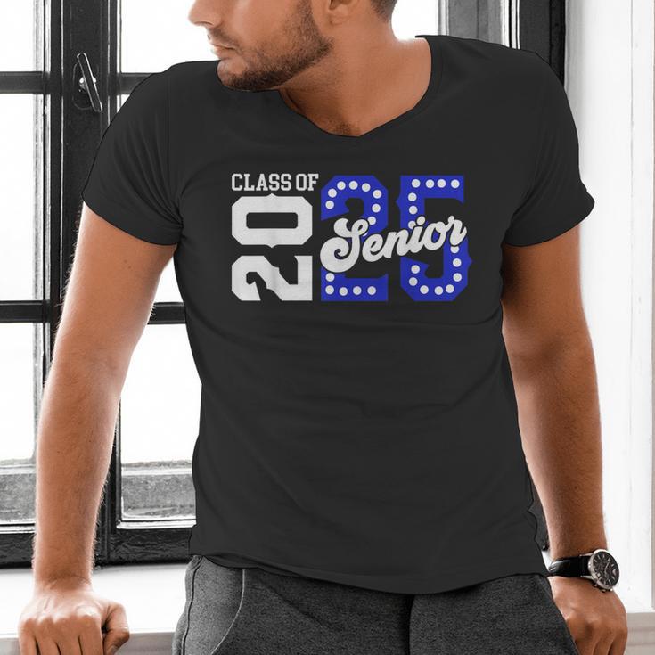 Class Of 2025 Senior 2025 Back To School Graduation Party Men's V-Neck T-Shirt