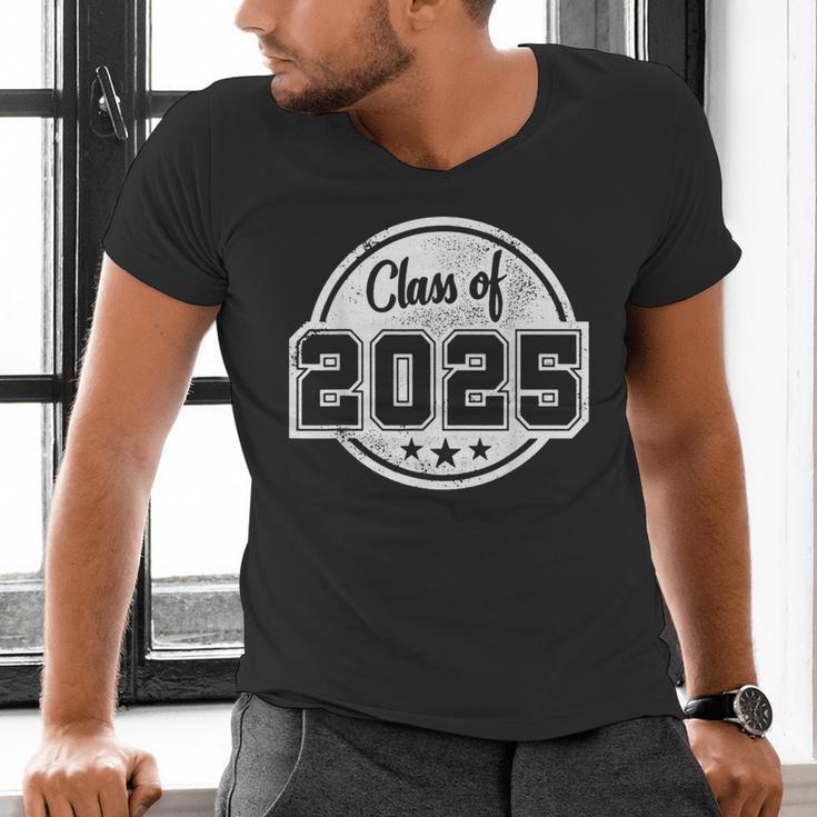 Class Of 2025 Senior School Graduation College Men's V-Neck T-Shirt