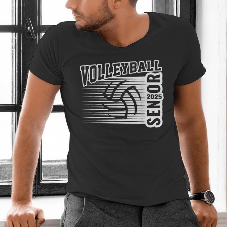Class Of 2025 Volleyball Senior Class 25 Graduation Men's V-Neck T-Shirt