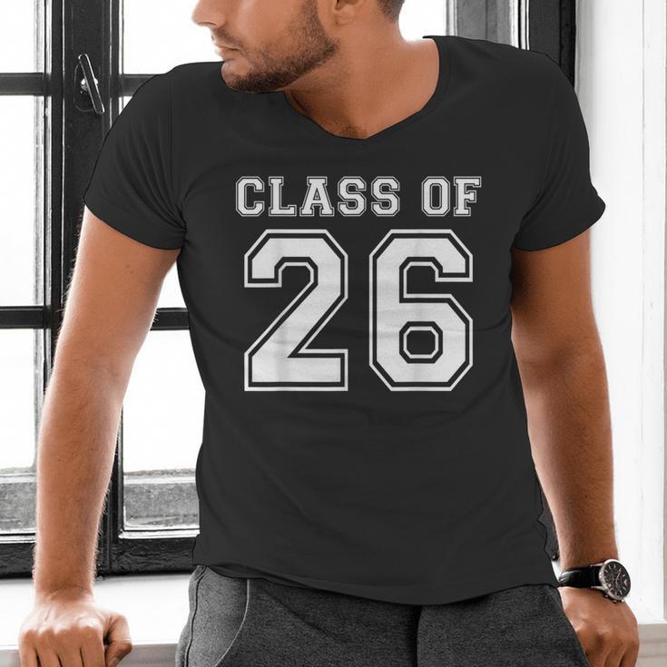 Class Of 2026 Freshman High School Senior Graduation Men's V-Neck T-Shirt