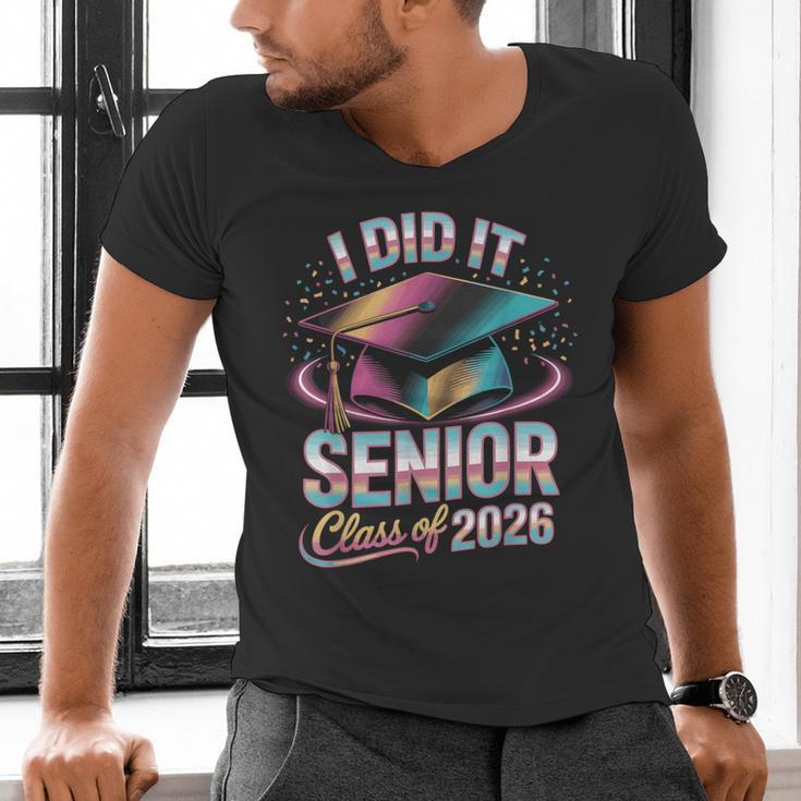 Class Of 2026 Senior Graduation I Did It Men's V-Neck T-Shirt