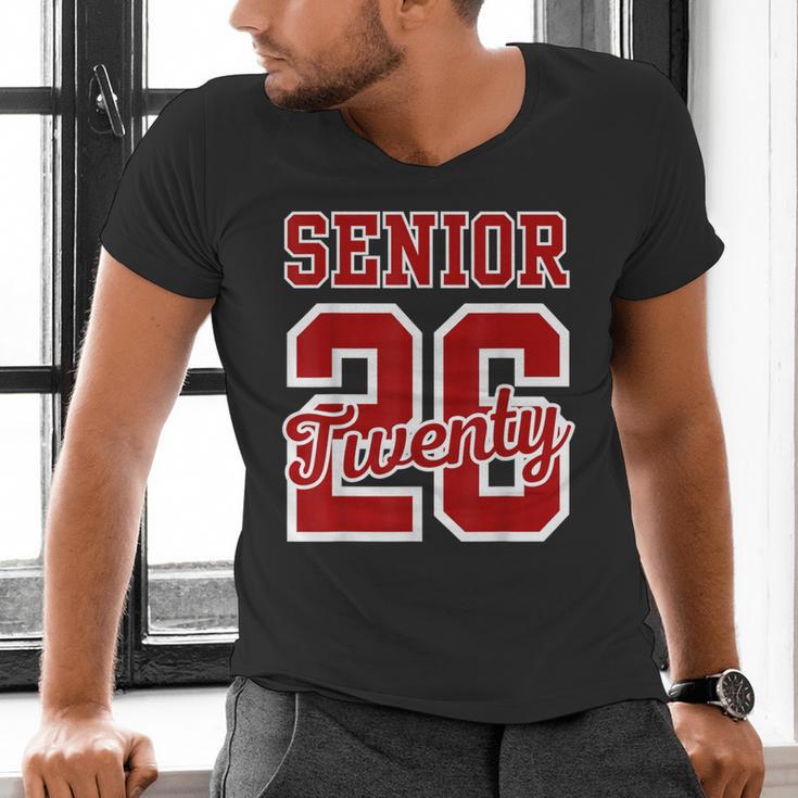Class Of 2026 Senior 2026 Senior Twenty 26 Graduation Men Men's V-Neck T-Shirt