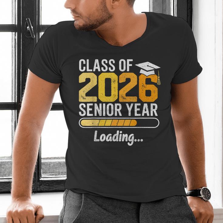 Class Of 2026 Senior Year Loading Senior 2026 Graduation Men's V-Neck T-Shirt