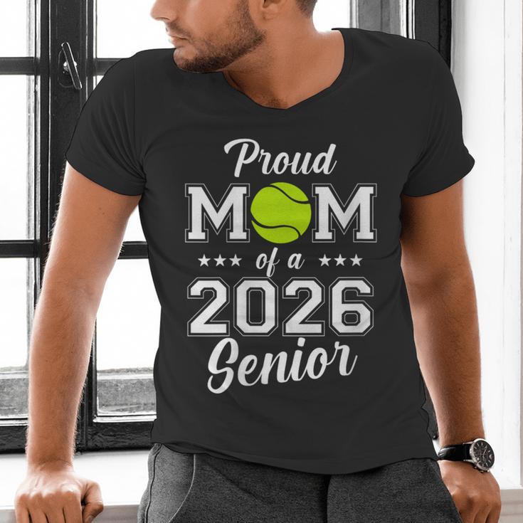Class Of 2026 Tennis Mom Senior Graduation Graduate Men's V-Neck T-Shirt