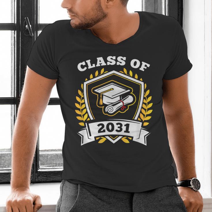 Class Of 2031 Class Of 2031 Graduation T-Shirt Men's V-Neck T-Shirt