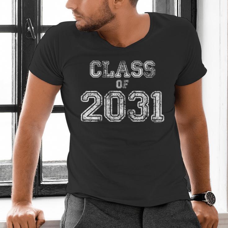 Class Of 2031 Shirts Senior 2031 Graduation Him Her Men's V-Neck T-Shirt