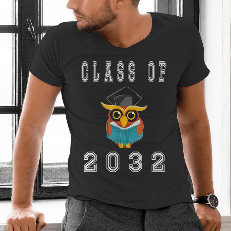 Class Of 2032 Graduation First Day Of SchoolShirt Men's V-Neck T-Shirt