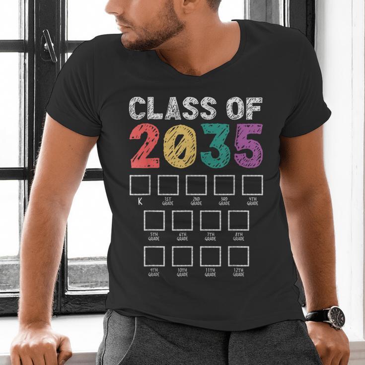 Class Of 2035 Graduation Check List Men's V-Neck T-Shirt