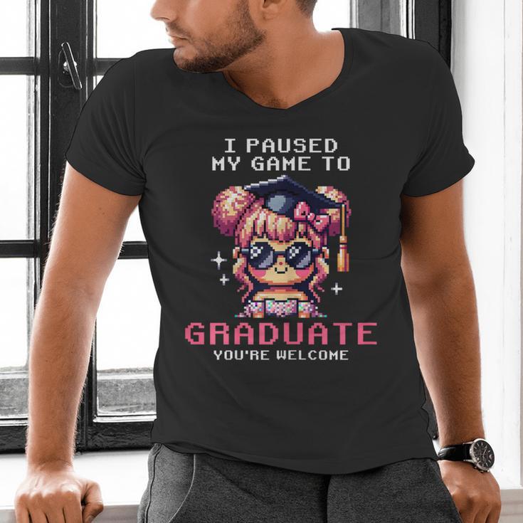 Classic I'm From The 1900s Retro Games Graduating Girl Men's V-Neck T-Shirt Classic I'm From The 1900s Retro Games Graduating Girl Men's V-Neck T-Shirt