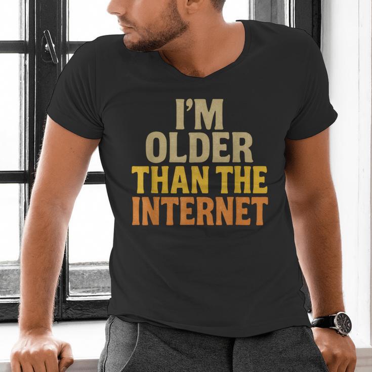 Classic Internet Nostalgia Humor Retro Quote Men's V-Neck T-Shirt