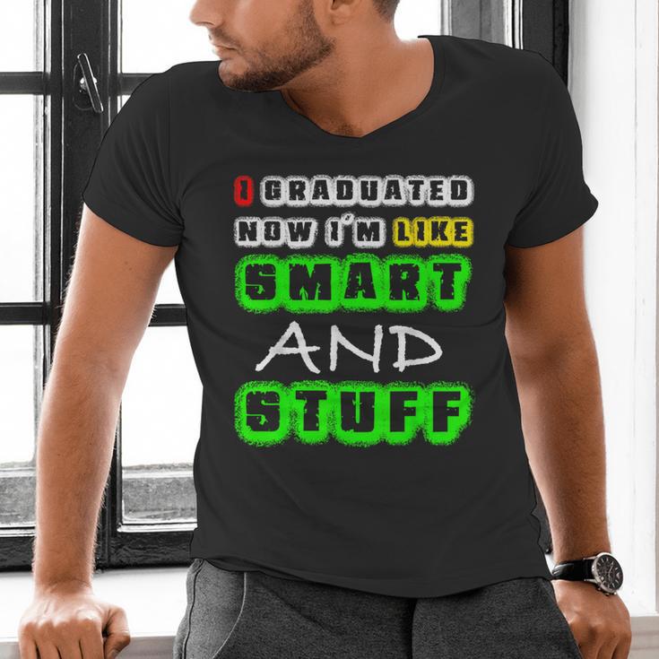 College High School Graduation Senior 2018 TShirt Men's V-Neck T-Shirt