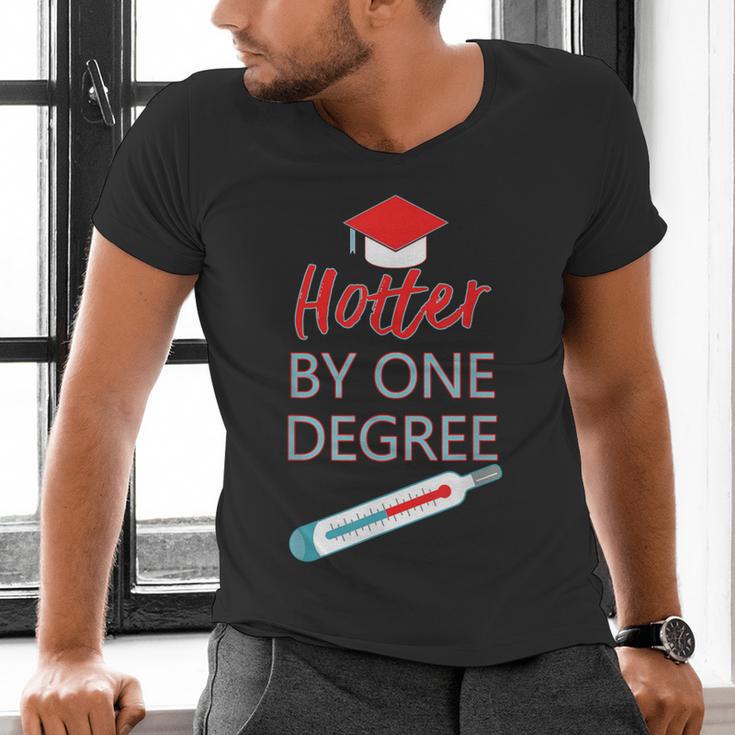 Cool Hotter By One Degree Graduation Teesadf Men's V-Neck T-Shirt