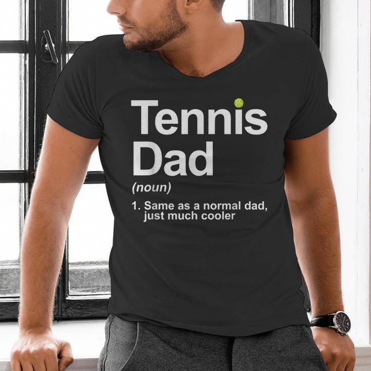 Cool Tennis Novelty For Men Dad Tennis Lover Tennis Player Men's V-Neck T-Shirt