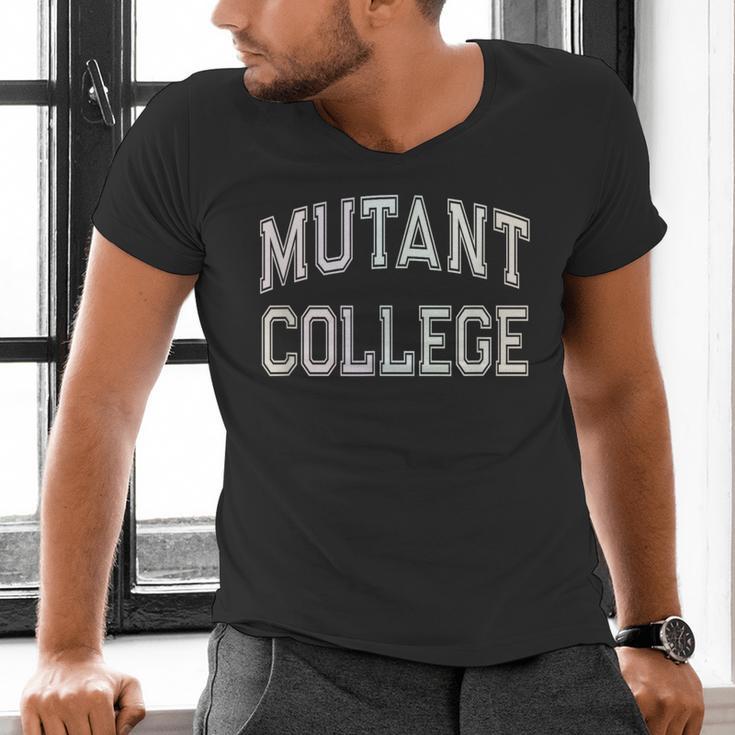 Crazy Stay Away From Me MUTANT COLLEGE Introvert AntiSocial Men's V-Neck T-Shirt Crazy Stay Away From Me MUTANT COLLEGE Introvert AntiSocial Men's V-Neck T-Shirt