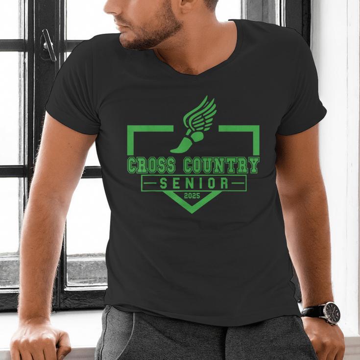 Cross Country Senior Night Senior 2025 Graduation Party 23 Men's V-Neck T-Shirt