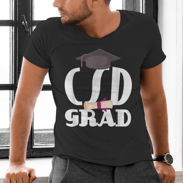 CSD Masters Graduation Men Women Son Daughter Men's V-Neck T-Shirt