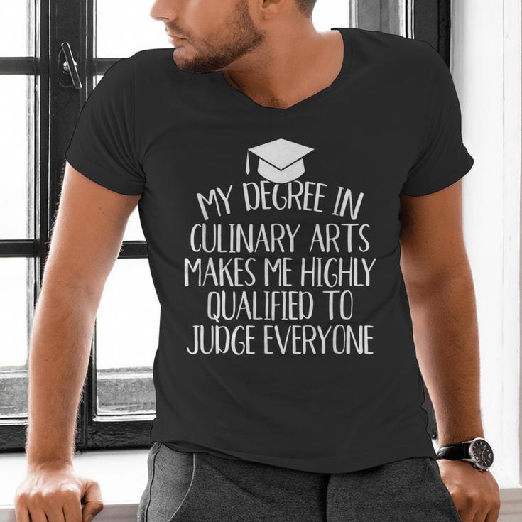 Culinary Arts Major Graduation Men's V-Neck T-Shirt