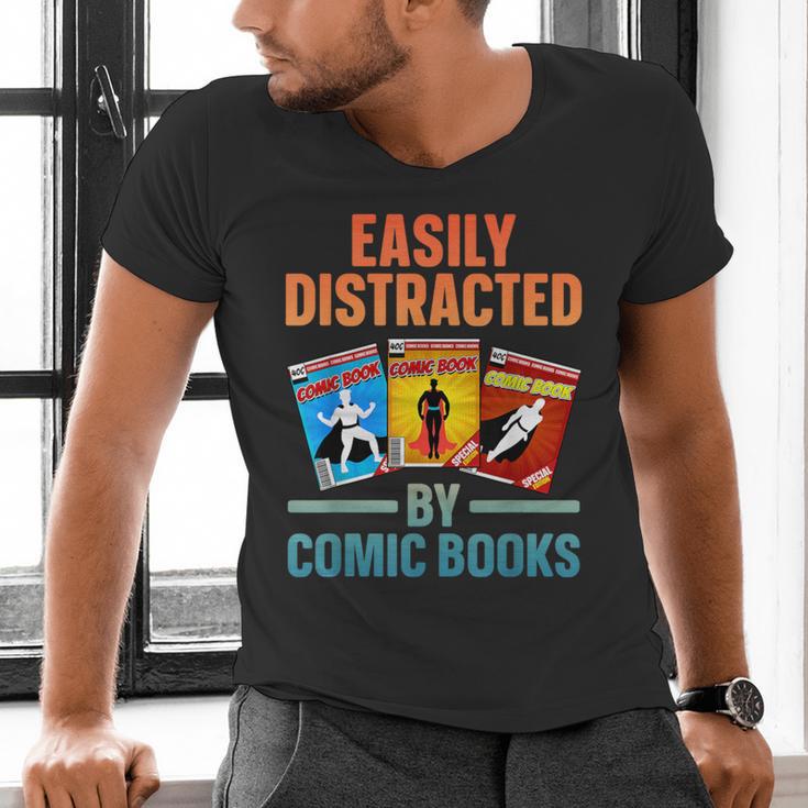 Cute Comic Book For Men Women Comic Book Collector Men's V-Neck T-Shirt Cute Comic Book For Men Women Comic Book Collector Men's V-Neck T-Shirt