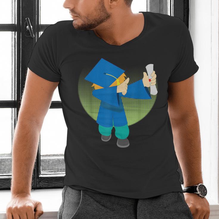 Dabbing Graduation Class Of 2019 Men Women YouthShirt Men's V-Neck T-Shirt