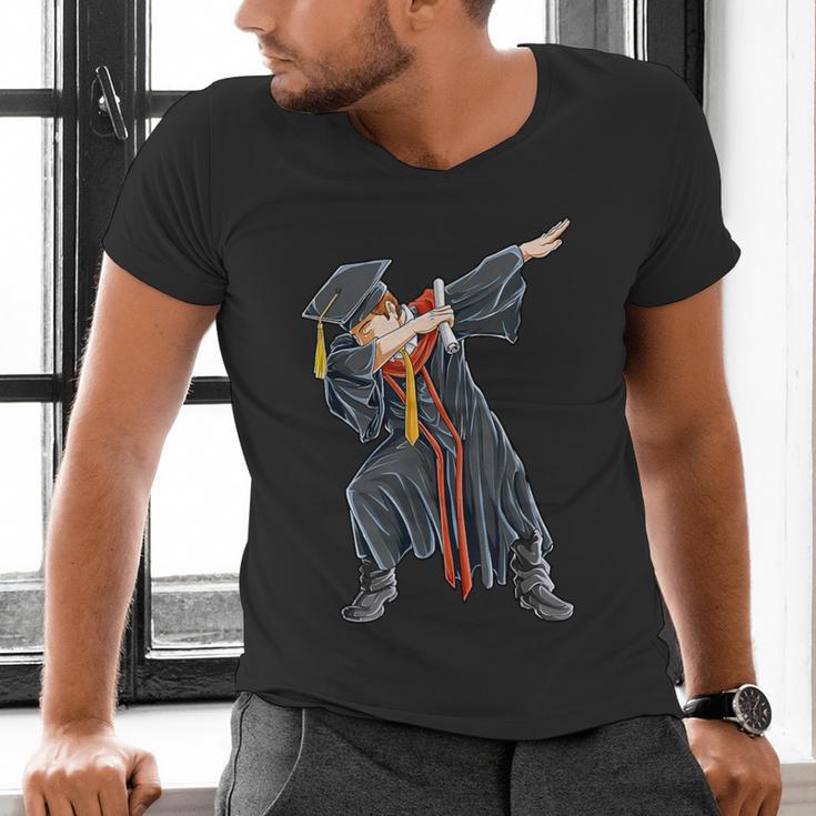 Dabbing Graduation Class Of 2020 Men Boys Kids Graduates Men's V-Neck T-Shirt
