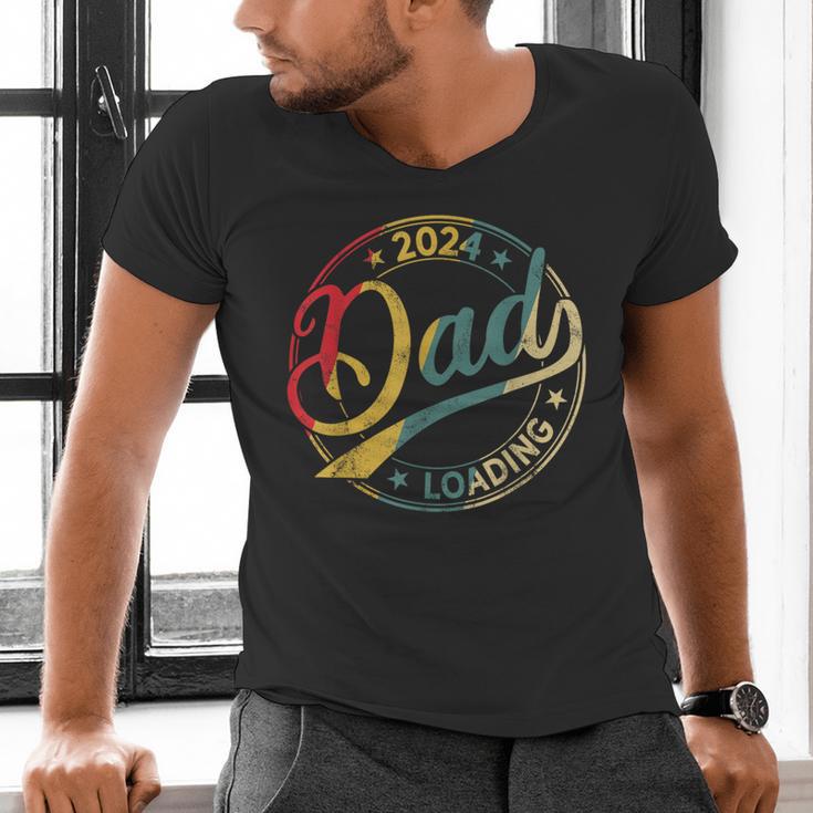 Dad 2024 Loading Men's V-Neck T-Shirt