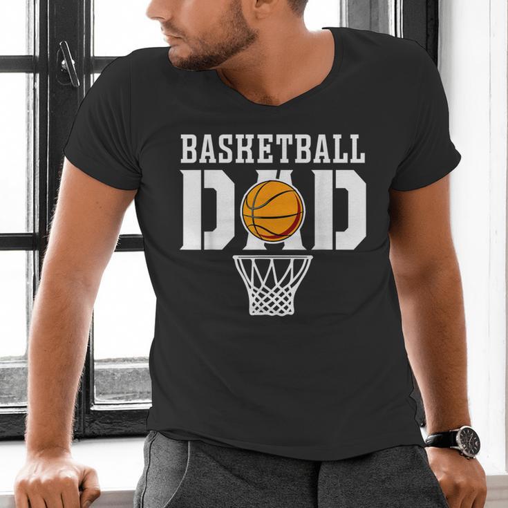 Dad Basketball Apparel Basketball Dad Men's V-Neck T-Shirt