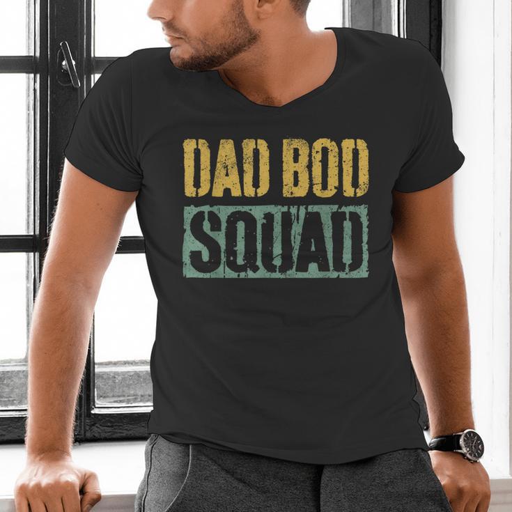 Dad Bod Squad Shirt Men Fathers Day Men's V-Neck T-Shirt