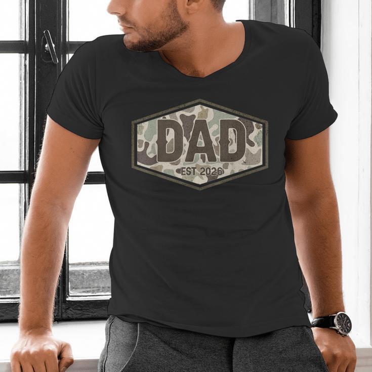 Dad Est 2026 Logo Father 2026 Loading New Dad 2026 Men's V-Neck T-Shirt Dad Est 2026 Logo Father 2026 Loading New Dad 2026 Men's V-Neck T-Shirt