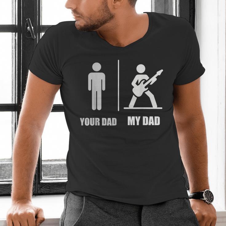 Your Dad My Dad Guitar Rock Music Player Guitarist Men's V-Neck T-Shirt