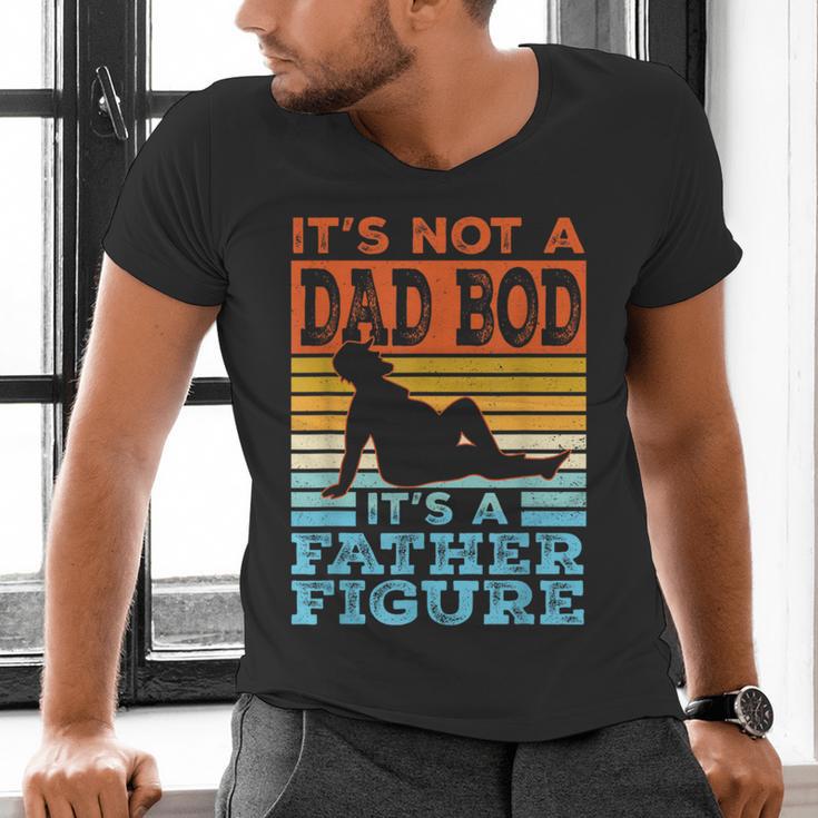 Dad Its Not A Dad BOD Its A Father Figure Graphic Men's V-Neck T-Shirt