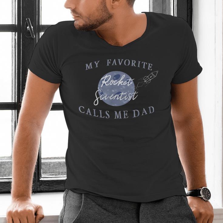 Dad Rocket Scientist Men's V-Neck T-Shirt