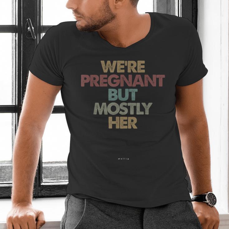Dad To Be For Soon To Be Dad For New Dad Father Men's V-Neck T-Shirt
