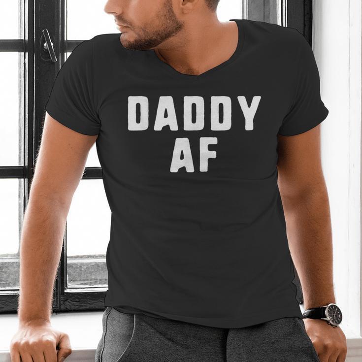 Daddy AF As Fuck Christmas T-Shirt Men's V-Neck T-Shirt