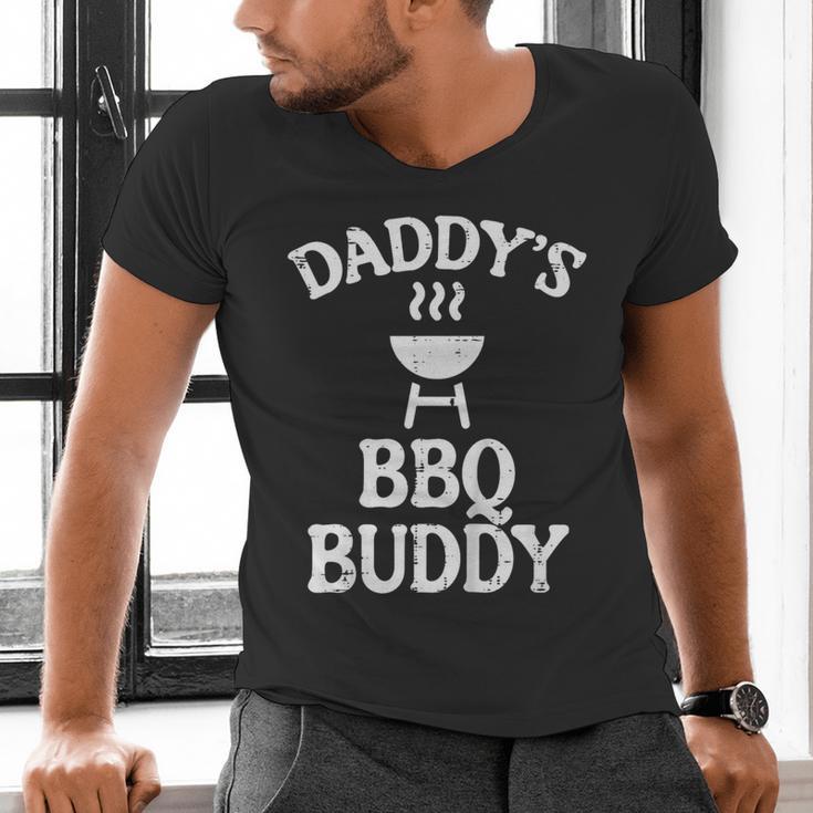 Daddys BBQ Buddy Cute Barbecue Family Match Boys Girls Kids Men's V-Neck T-Shirt
