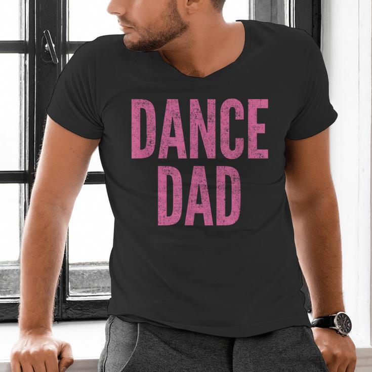 Dance Dad Pink Matching Parents Men's V-Neck T-Shirt