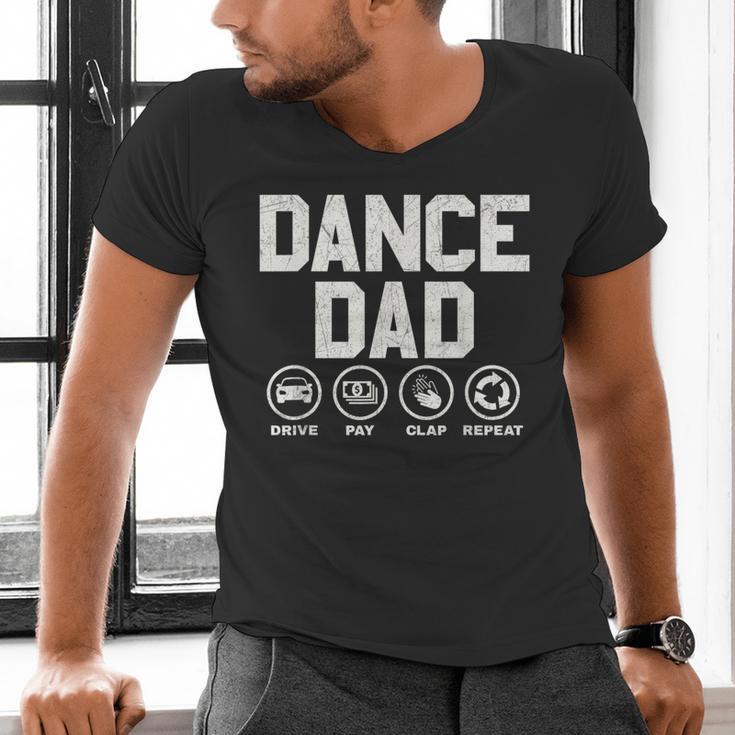 Dance Dad Proud Dancer Dancing Father Men Men's V-Neck T-Shirt