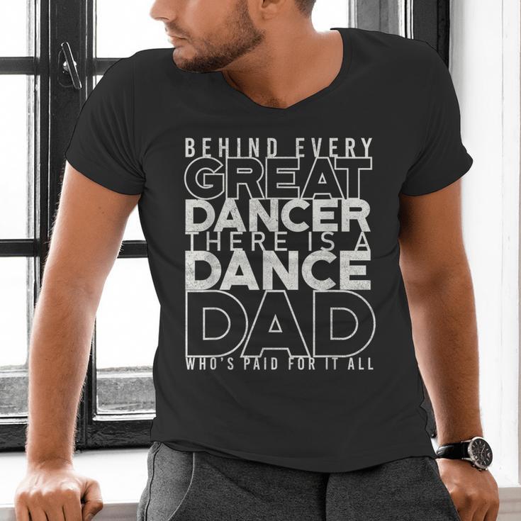Dance Dad Shirt Proud Dancer Dancing Proud Father Men Men's V-Neck T-Shirt